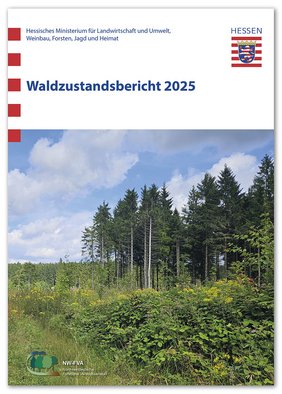 Cover des Waldzustandsberichts 2025 für Hessen
