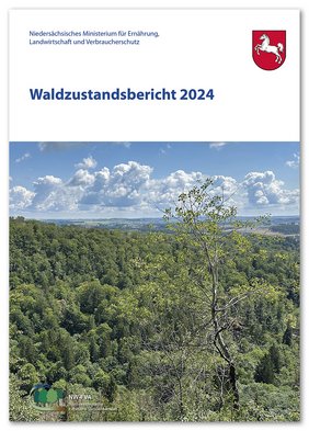 Cover des Waldzustandsberichts 2024 für Niedersachsen